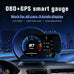 Head Up Display OBD2 + GPS Smart Gauge